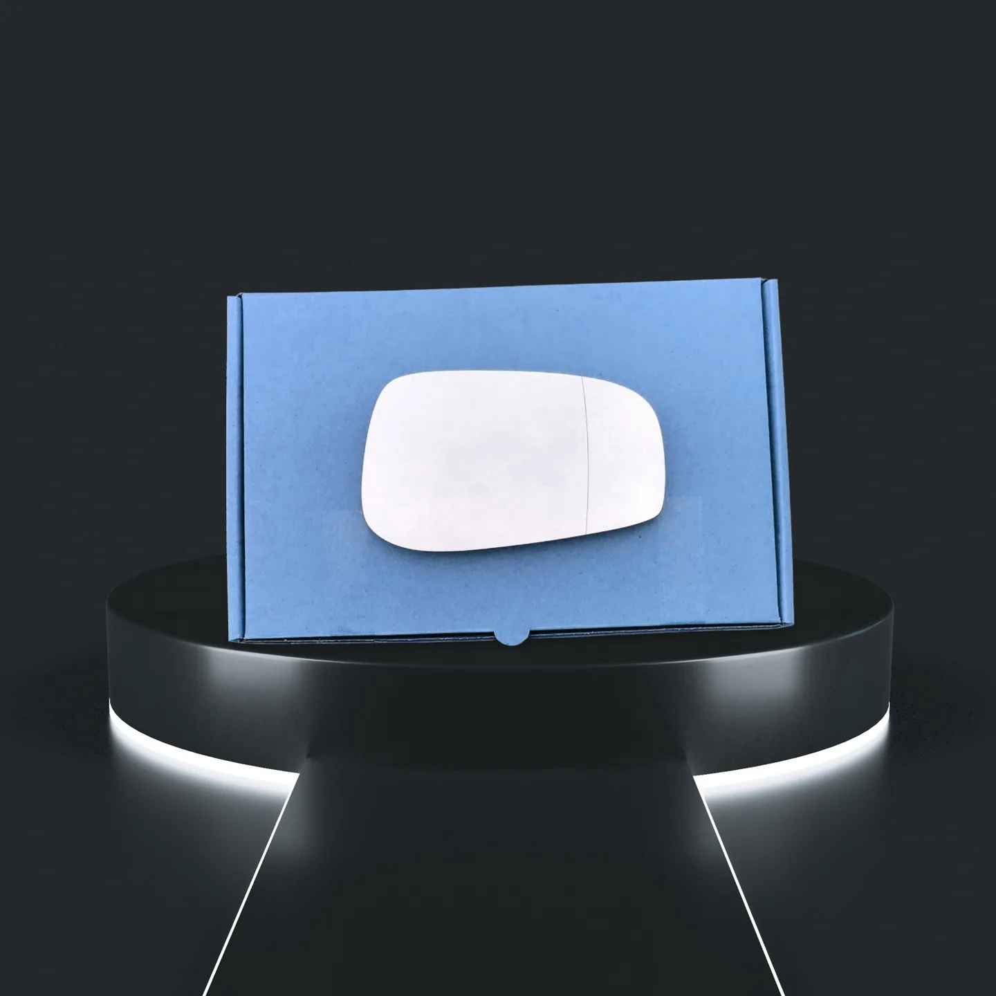 Stick on Wing Mirror Glass — Right Driver Side