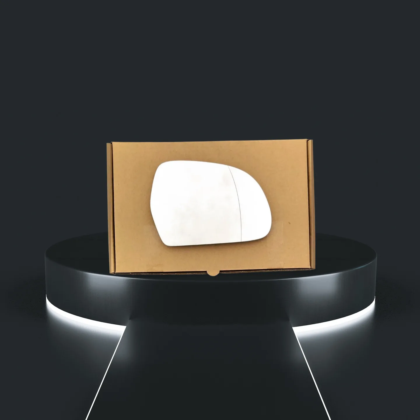 Stick on Wing Mirror Glass — Right Driver Side