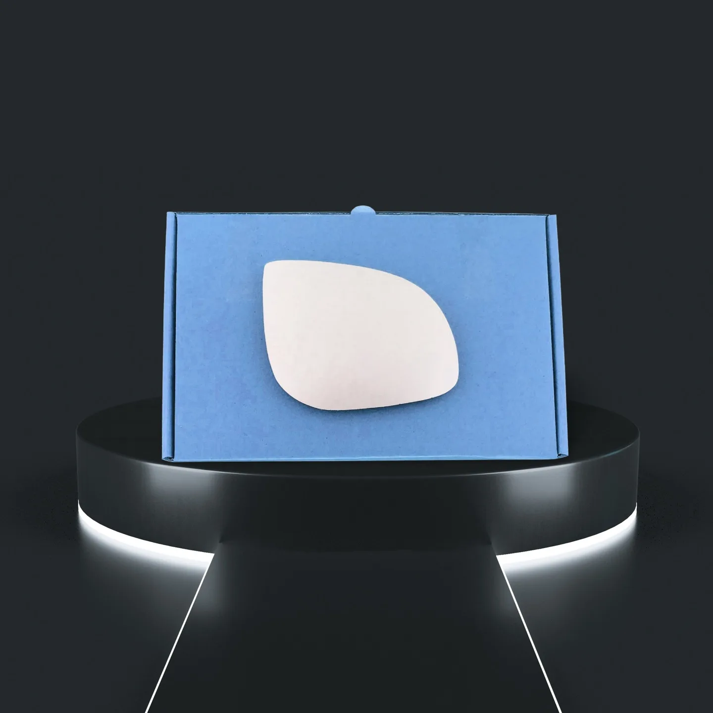 Stick on Wing Mirror Glass — Right Driver Side