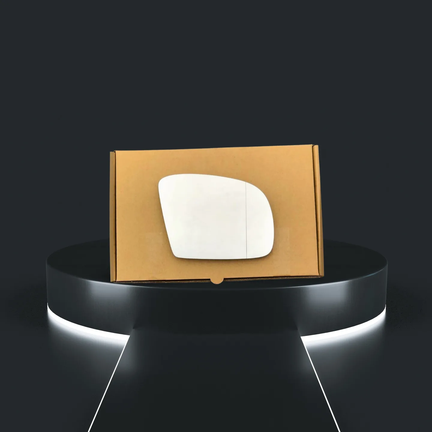 Stick on Wing Mirror Glass — Right Driver Side