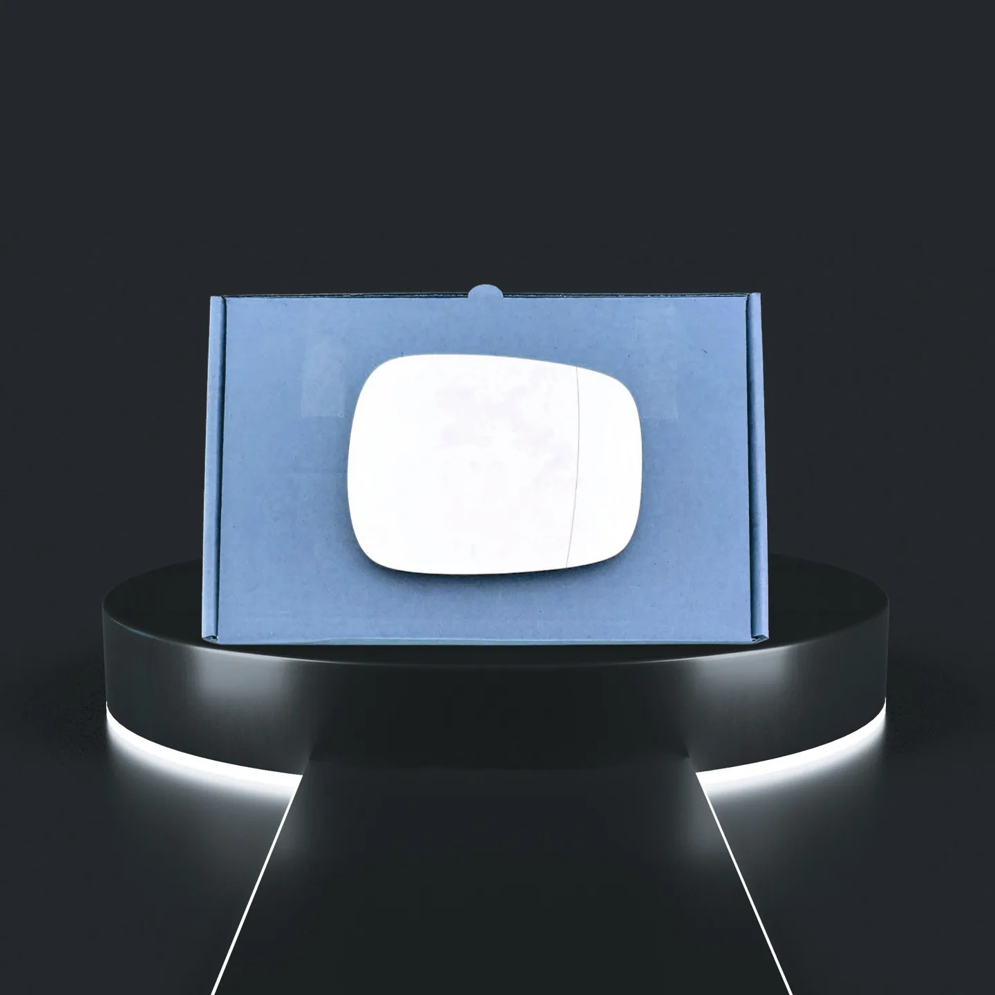 Stick on Wing Mirror Glass — Left Passenger Side