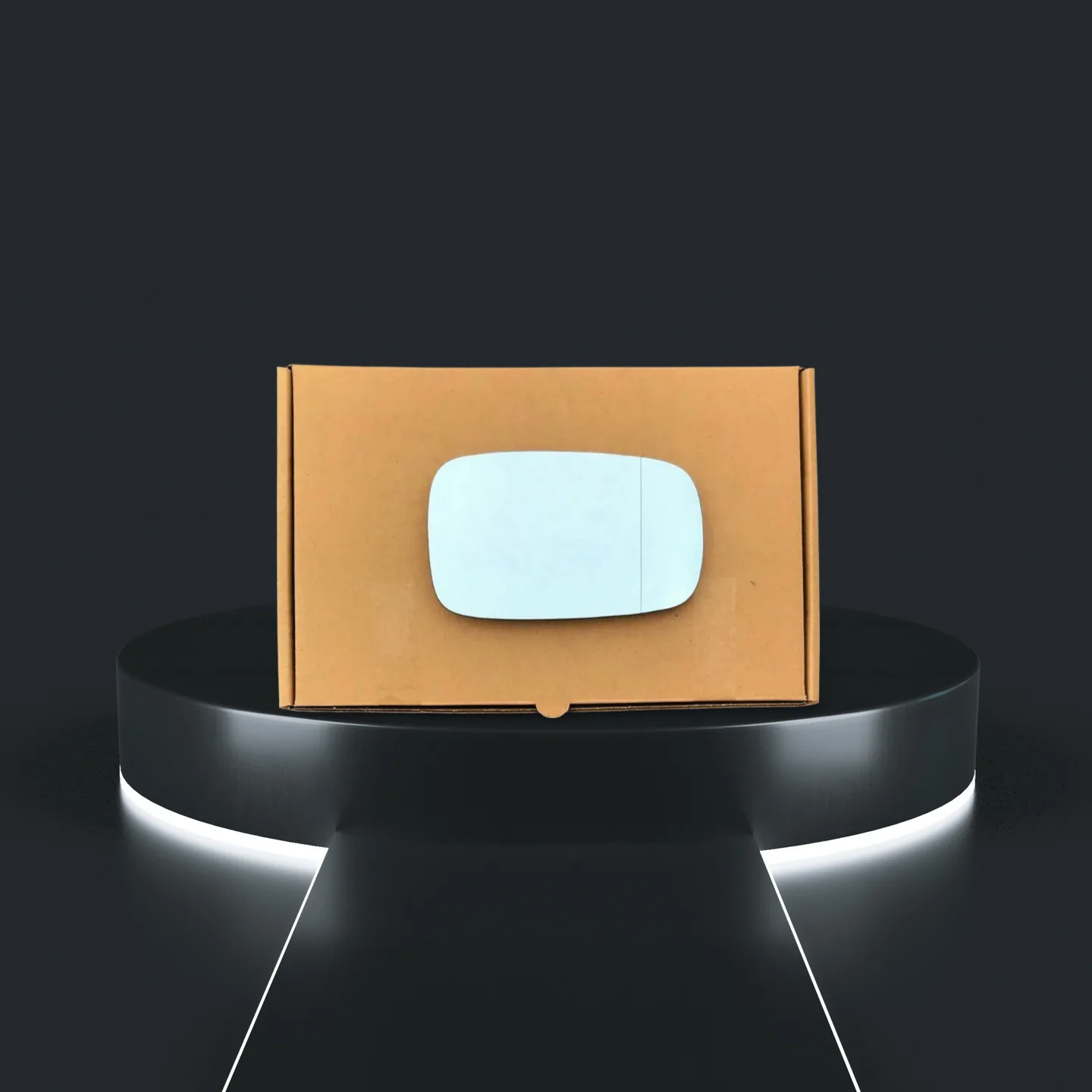 Stick on Wing Mirror Glass — Right Driver Side