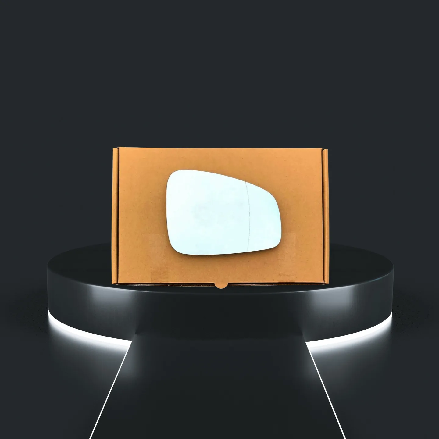 Stick on Wing Mirror Glass — Right Driver Side